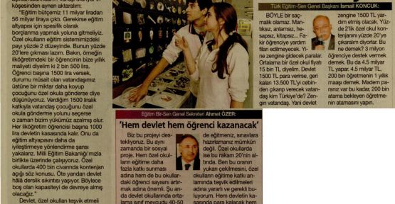 O Kadar Paranız Varsa Öğretmenleri Atayın