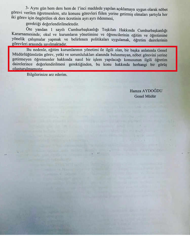 DYK Kurslarında Nöbet Görevi Verilen İdareci Ve Öğretmene Ücret Ödenir Mi ?